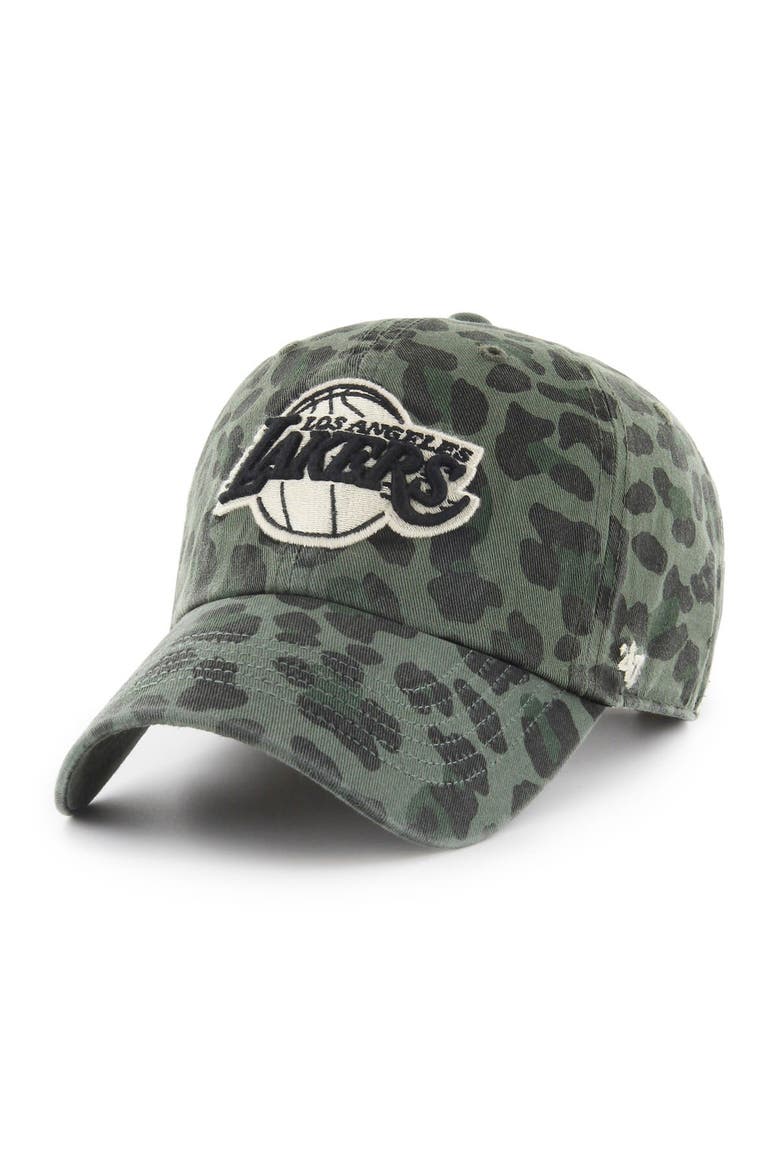 Women's '47 Green Los Angeles Lakers Bagheera Clean Up Adjustable Hat, Main, color, Green