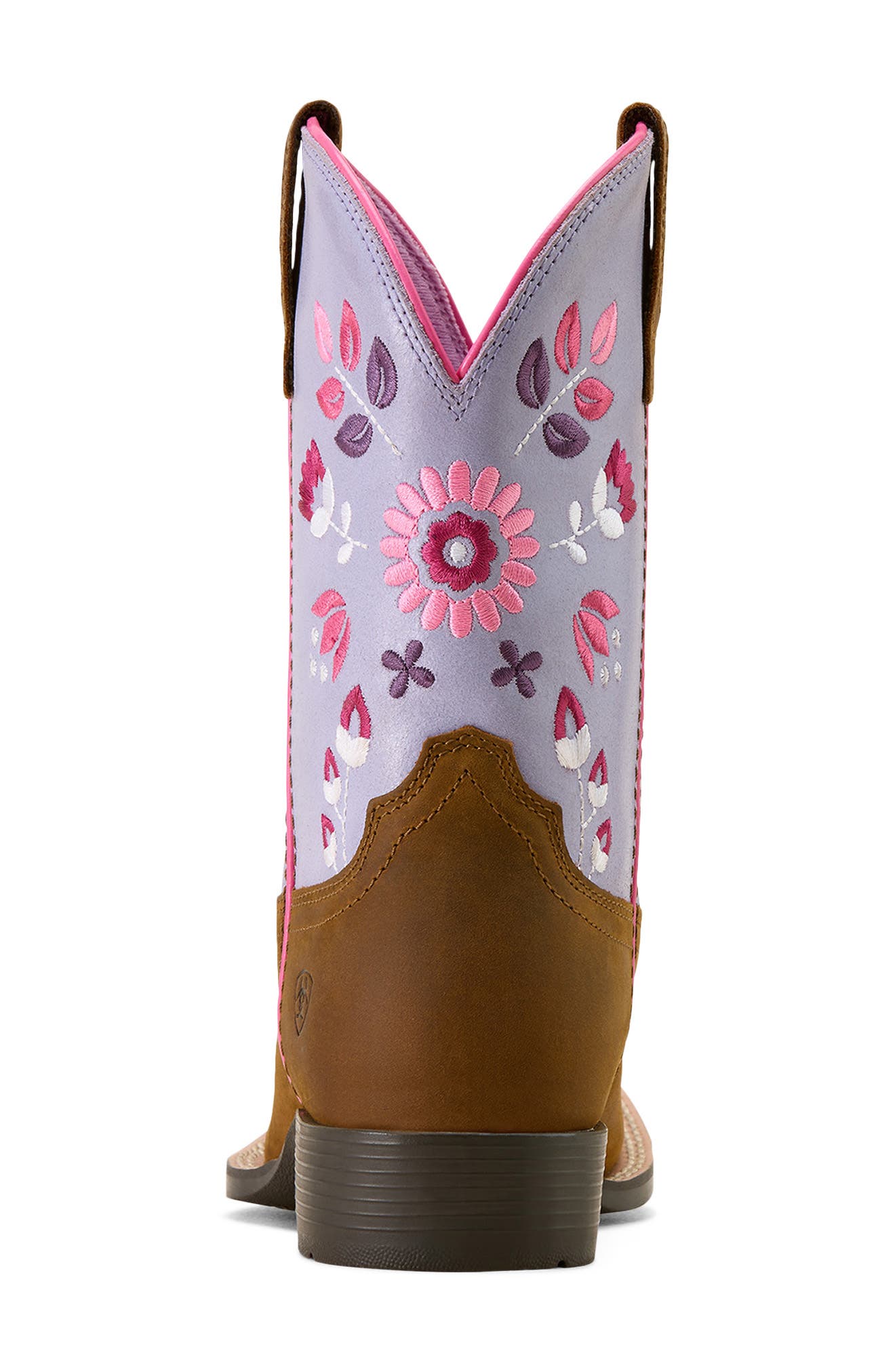 Ariat Kids' Wild Bloom Wide Square Toe Western Boot, Alternate, color, 