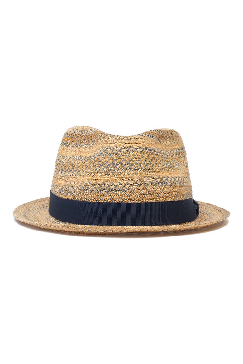Talum Straw Fedora, Main, color, TAN