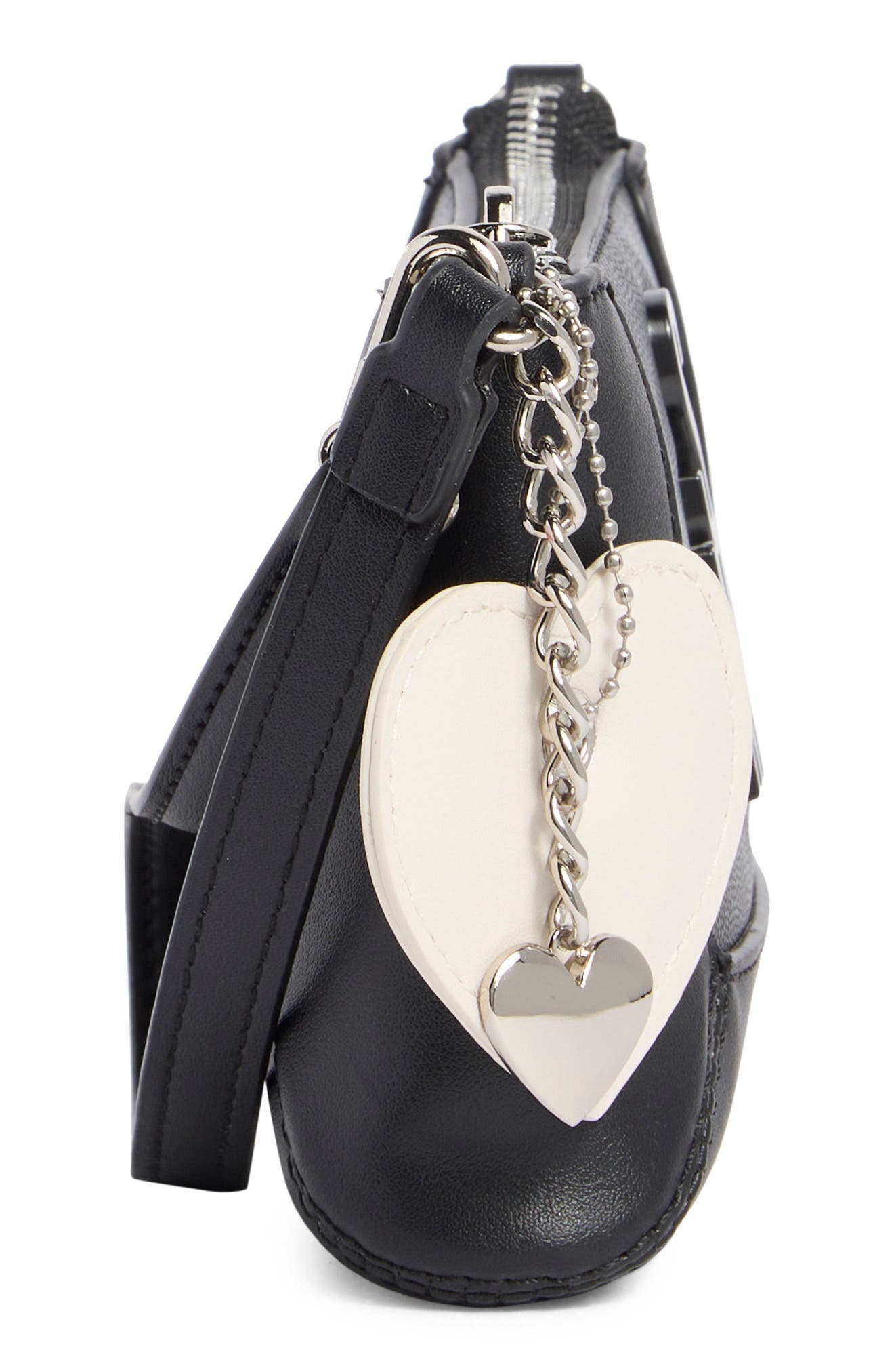 Zip Pouch Wristlet, Alternate, color, BLACK