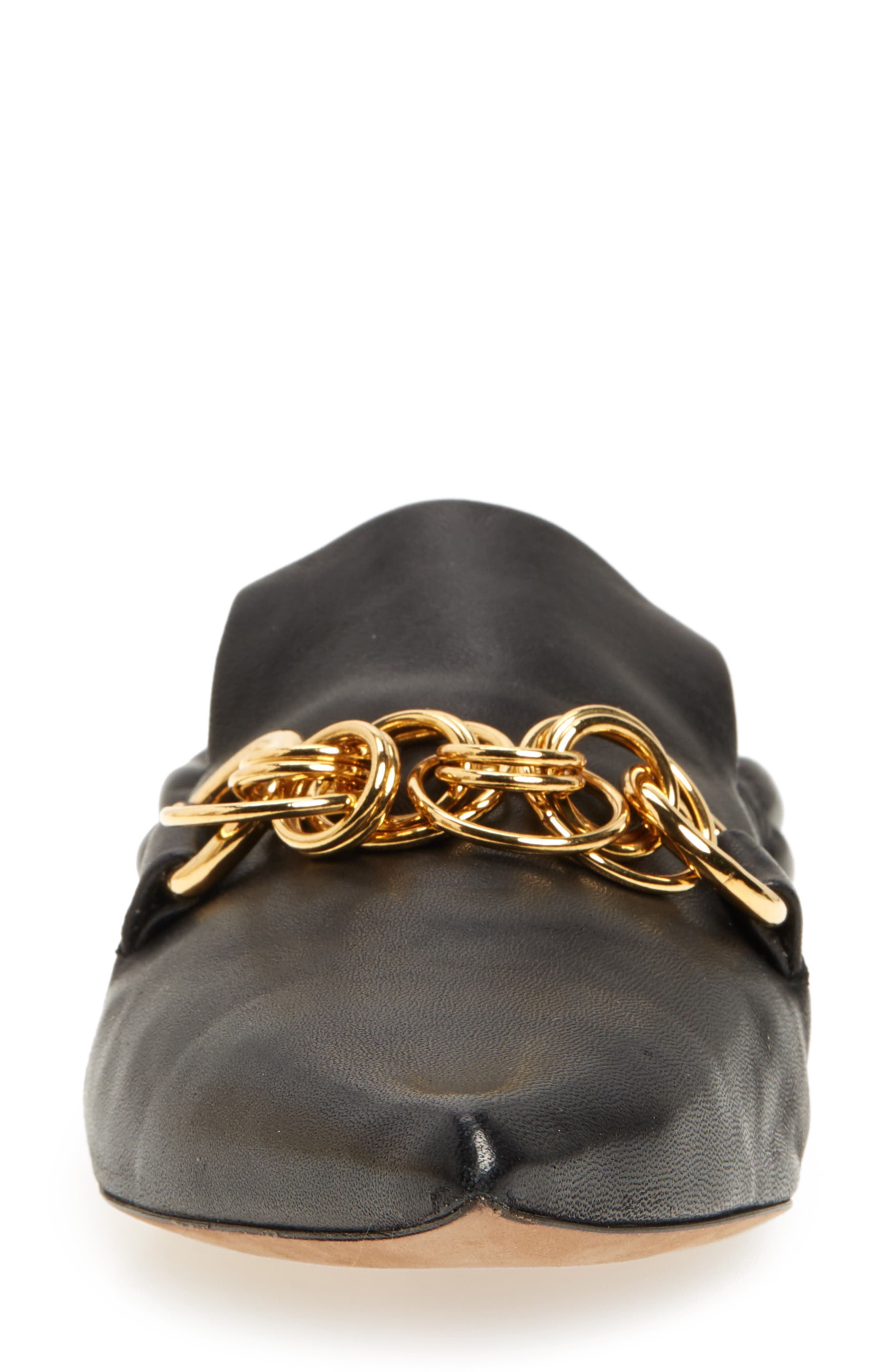 Chloé Reese Chain Bit Loafer Flat, Alternate, color, 