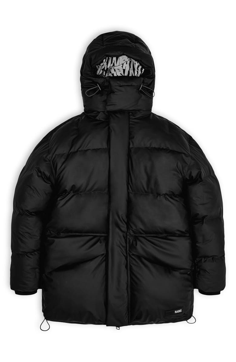 Rains Block Waterproof Puffer Jacket, Alternate, color,