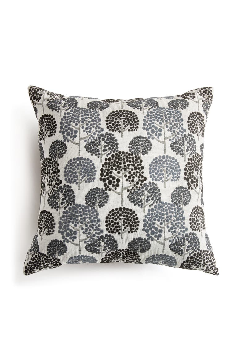 Skylar Square Indoor or Outdoor Throw Pillow, 24" x 24", Main, color, Gray