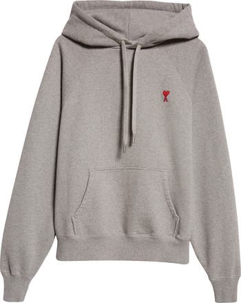 【AMI】 Armid Koych Embroidered Hooded Sweatshirt AMI PARIS Ami de Coeur Logo Embroidered Hoodie | Nordstrom
