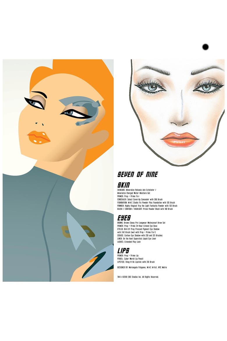 MAC Star Trek Trip the Light Fantastic Powder, Alternate, color, LUNA LUSTER
