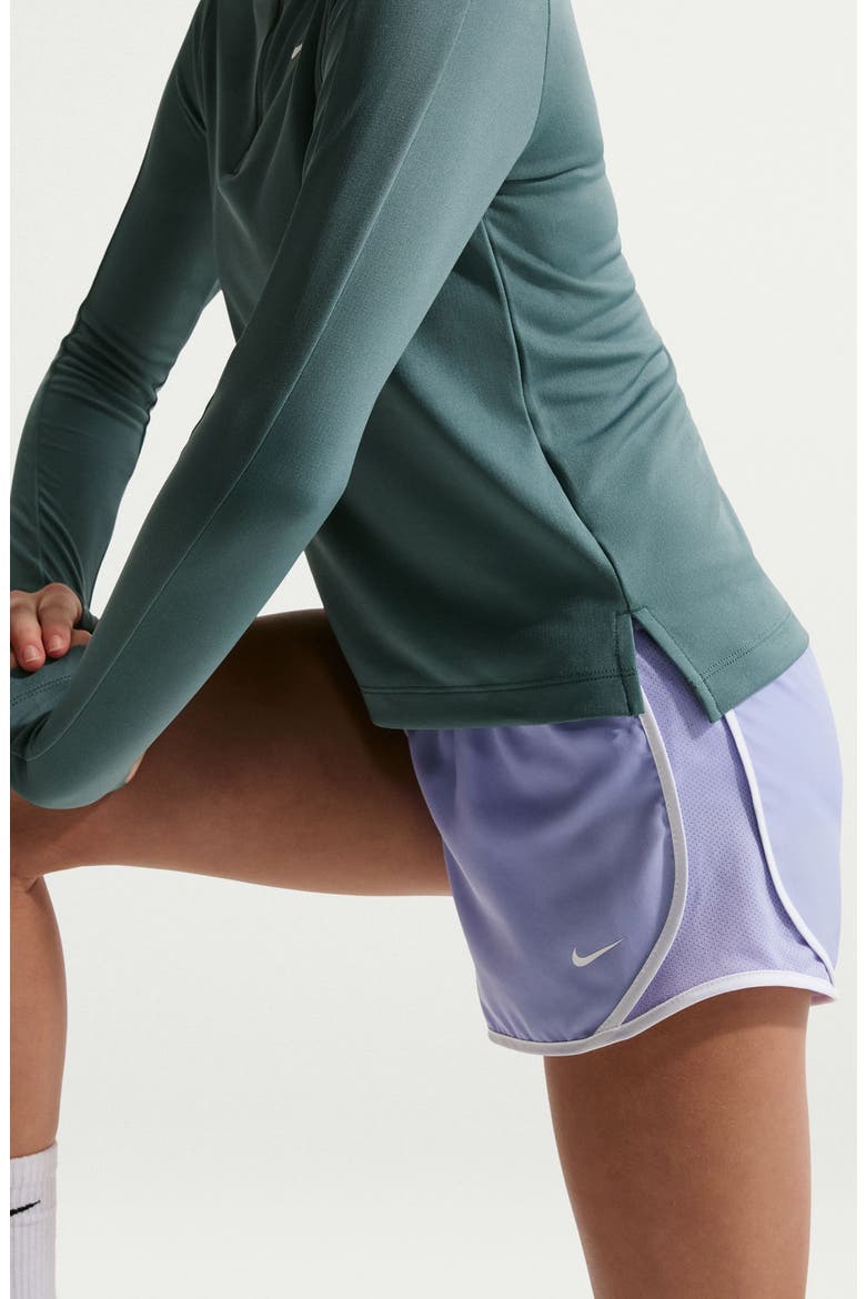 Kids' Dry Tempo Running Shorts, Alternate, color, LIGHT THISTLE/ WHITE