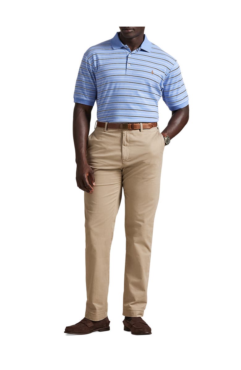 Polo Ralph Lauren Big & Tall Striped Soft Touch Polo Shirt, Alternate, color, Fall Blue Multi