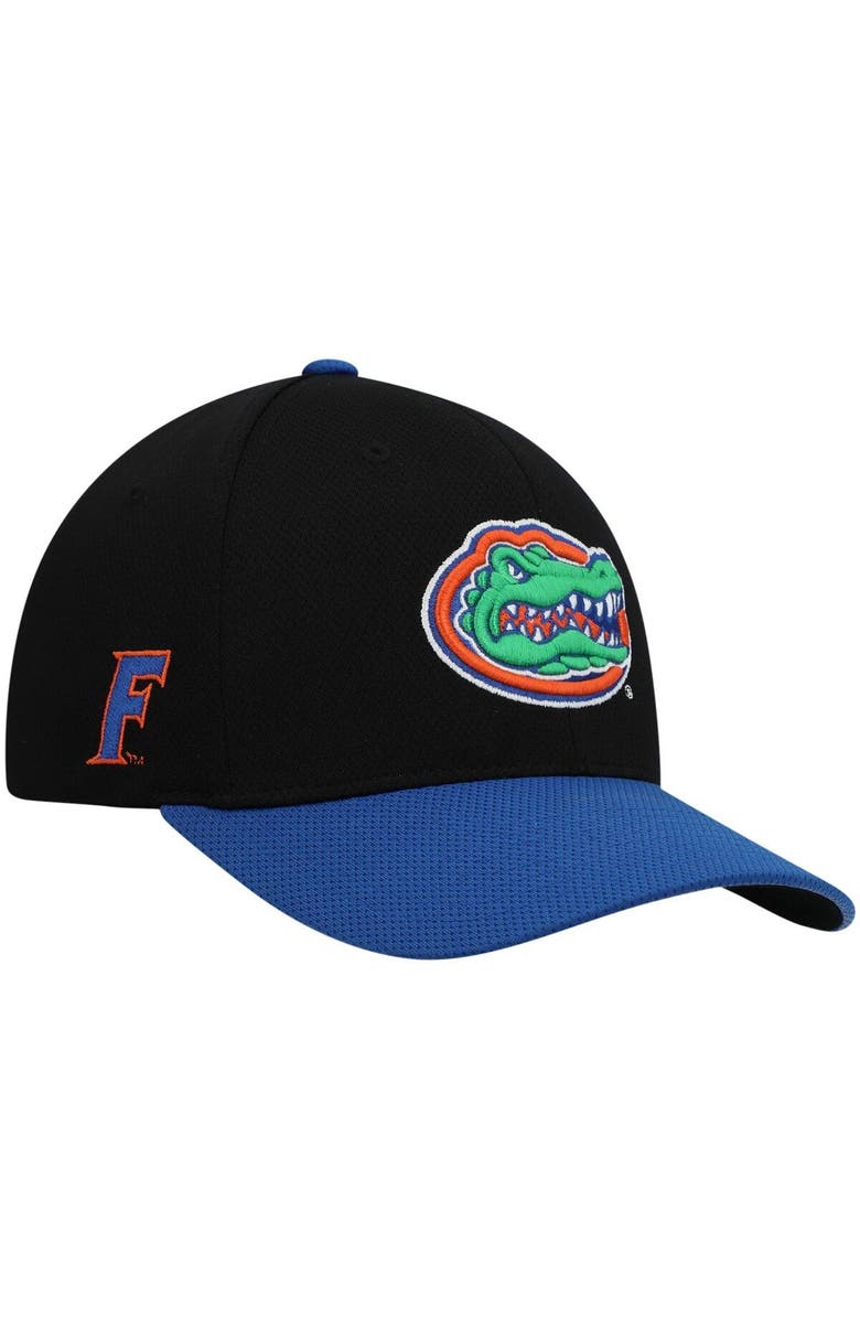 TOP OF THE WORLD Men's Top of the World Black/Royal Florida Gators Two-Tone Reflex Hybrid Tech Flex Hat, Main, color,