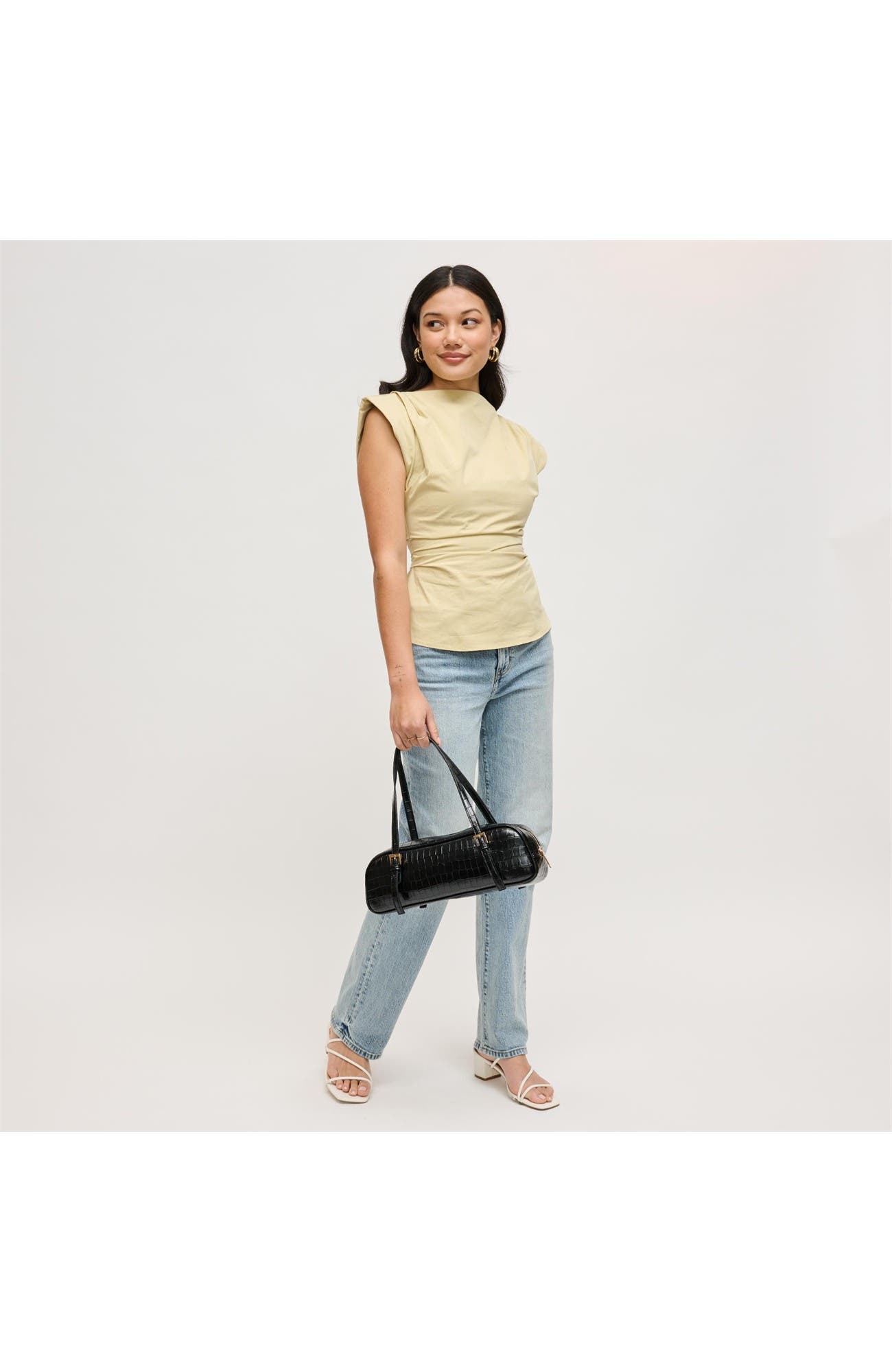 Athena Shoulder Bag, Alternate, color, Black