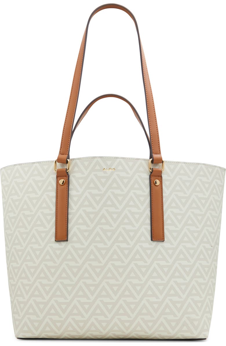 ALDO Cibrian Two-in-One Tote Bag, Main, color, Bone