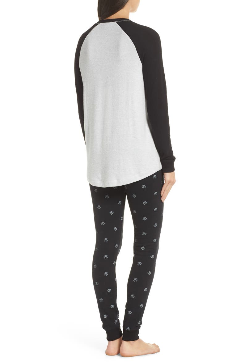 Holiday Pajamas, Alternate, color, BLACK WOOF WOOF