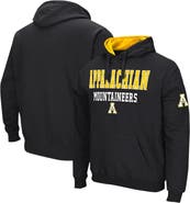 COLOSSEUM Men's Colosseum Black Appalachian State Mountaineers Sunrise Pullover Hoodie