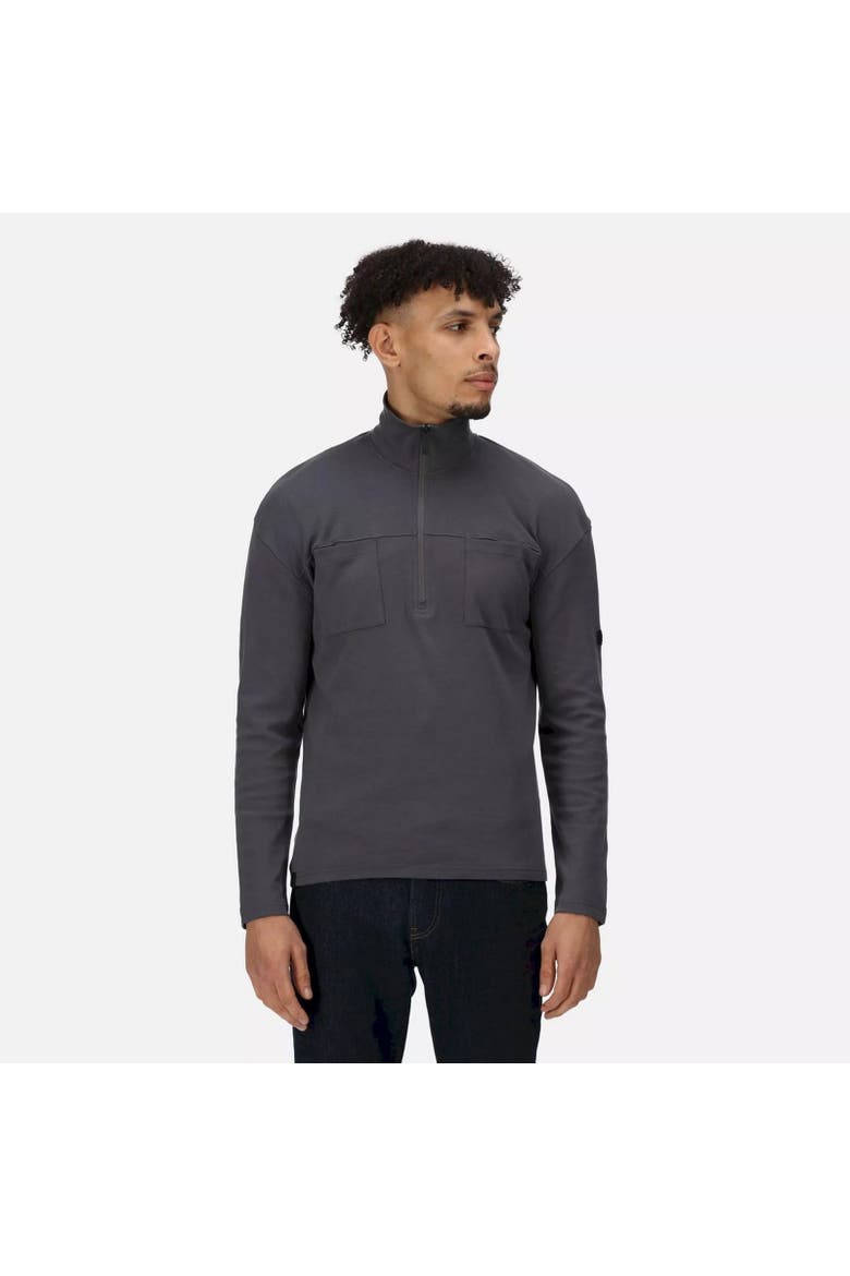 Ferdo Fleece Top, Alternate, color, Dark Grey