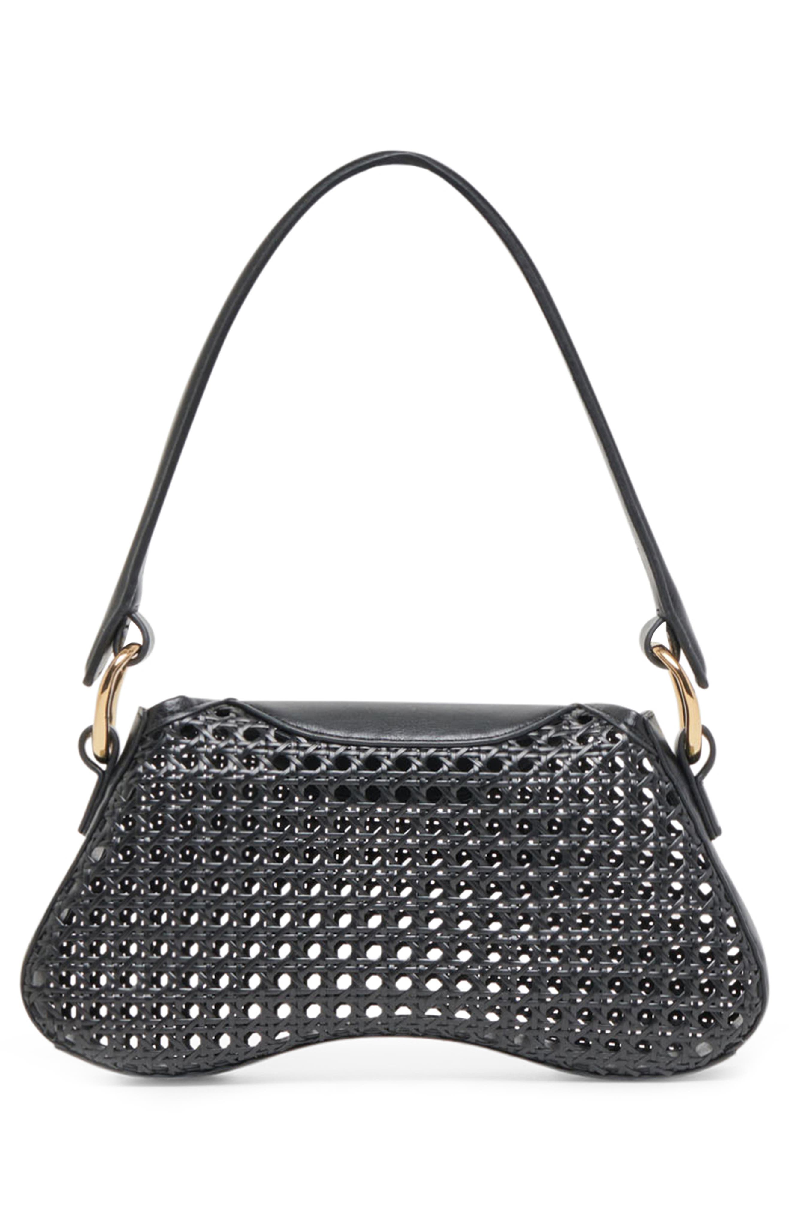 Dolce Vita Molene Faux Leather Shoulder Bag, Alternate, color, Black
