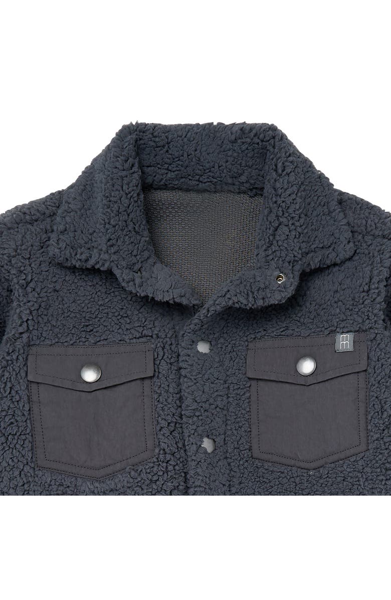 Modern Moments<sup>™</sup> by Gerber Microplush Shacket, Alternate, color, Dark Gray
