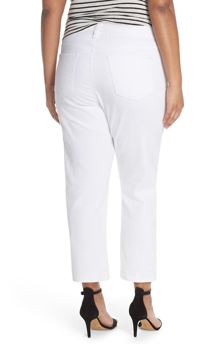 Melissa McCarthy Seven7 Stretch Crop Girlfriend Jeans, Alternate, color,