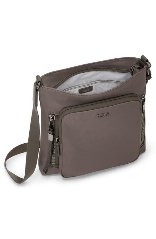 Tumi Voyageur Tyler Nylon Crossbody Bag In Brown