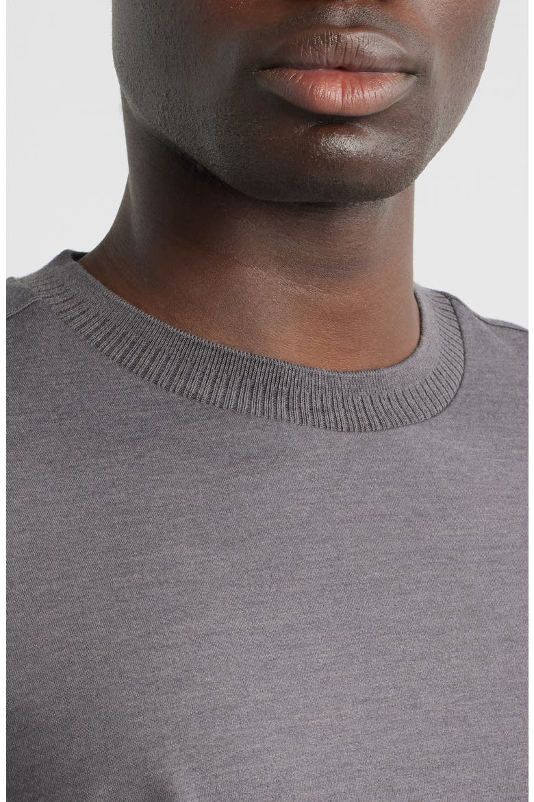 Taut Crewneck Top, Alternate, color, MEDIUM GREY