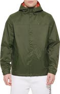 Tommy Hilfiger Nylon Rain Hoodie Jacket