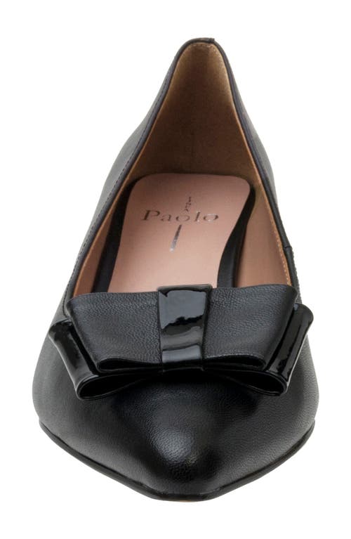 Linea Paolo Pointed Toe Pump In Black