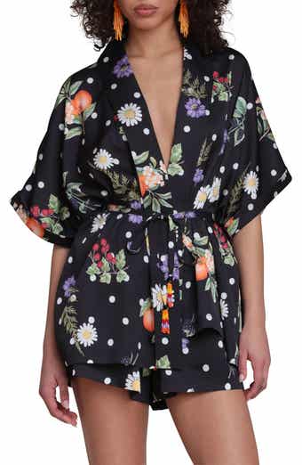 Floral Print Belted Tunic