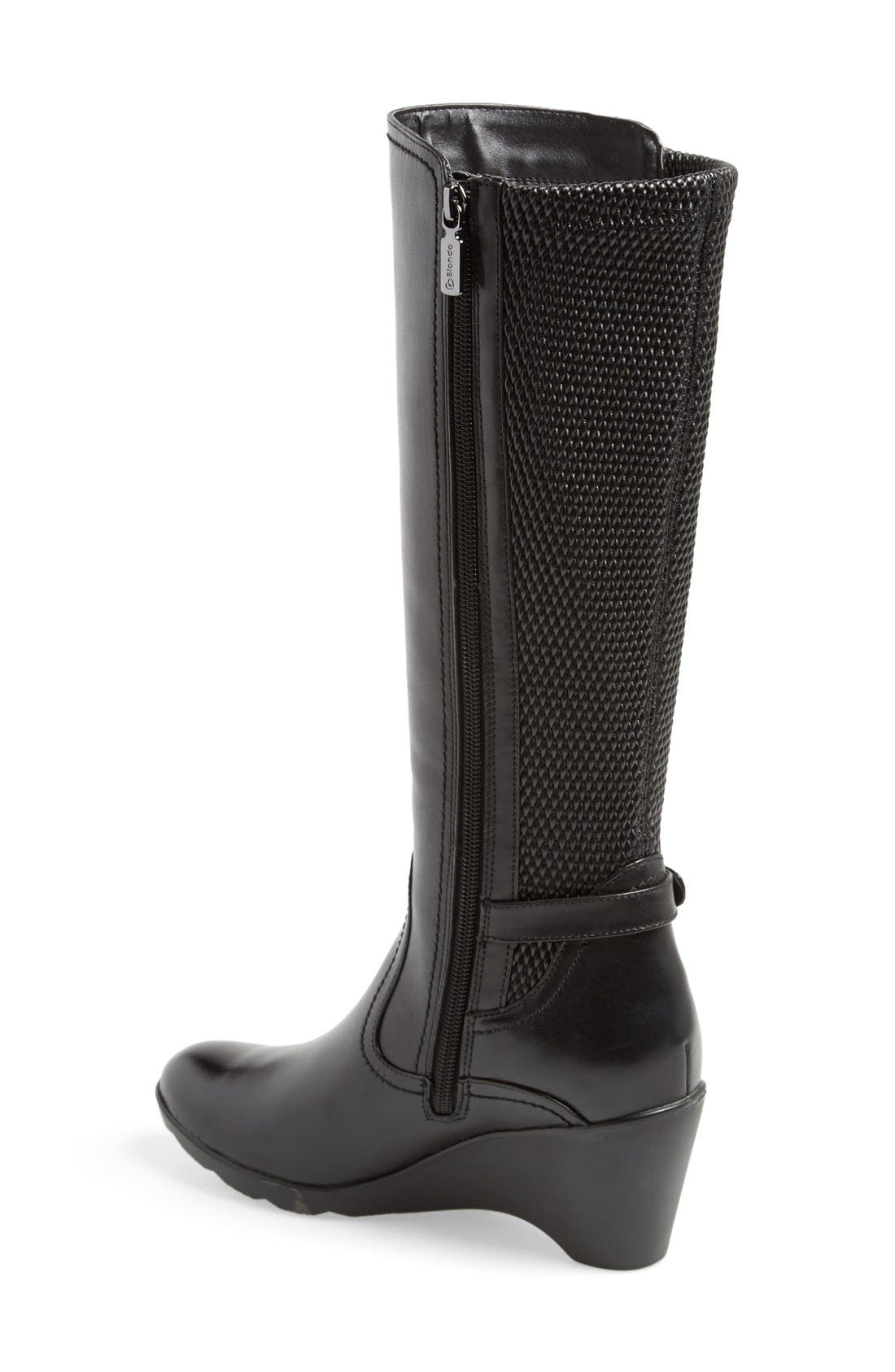 Blondo 'Lauren' Waterproof Wedge Boot, Alternate, color, 