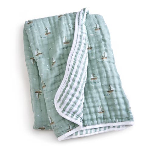 Aden + Anais Organic Dream Blanket In Green