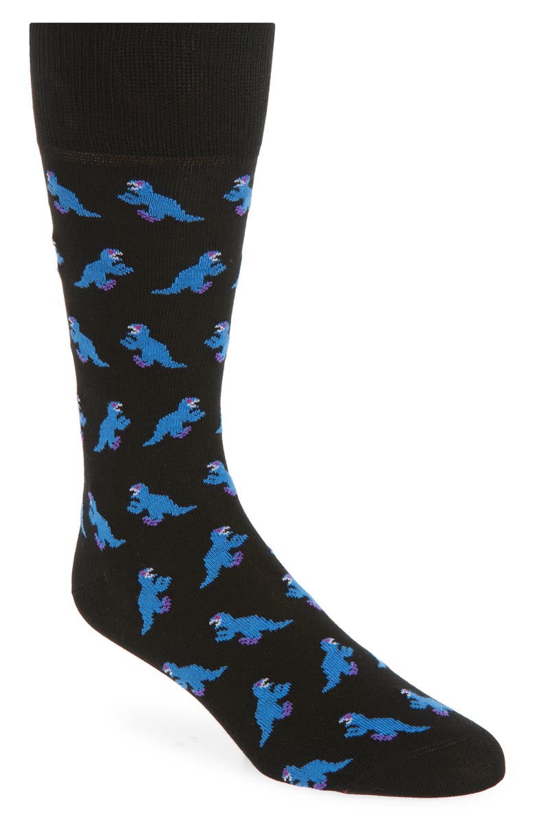 Paul Smith Dino Stripe Dress Socks, Main, color, 