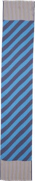Echo Striped Silk Oblong Scarf
