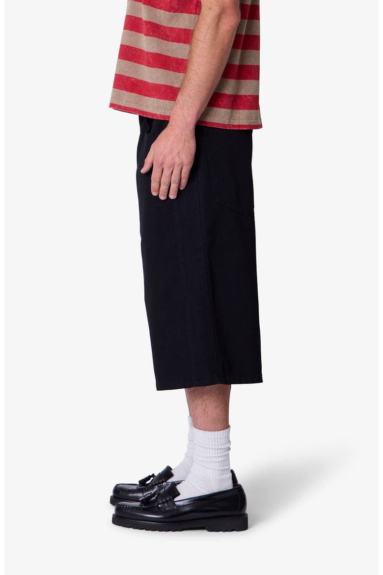Ultra Baggy Paneled Chino Shorts, Alternate, color, BLACK