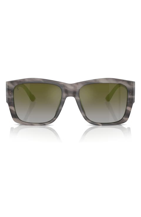 56mm Square Sunglasses