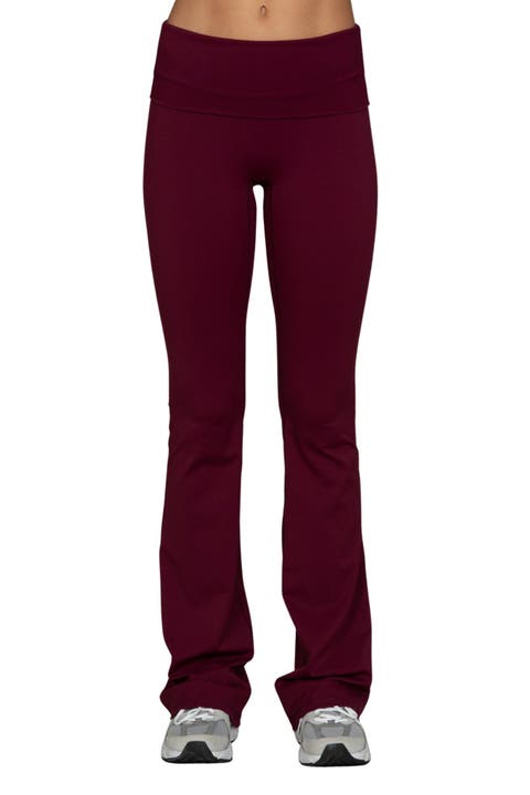 Essential Foldover Flare Pant