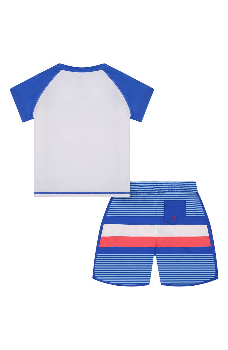 Andy & Evan ANDY AND EVAN Rashguard & Shorts Set, Alternate, color,