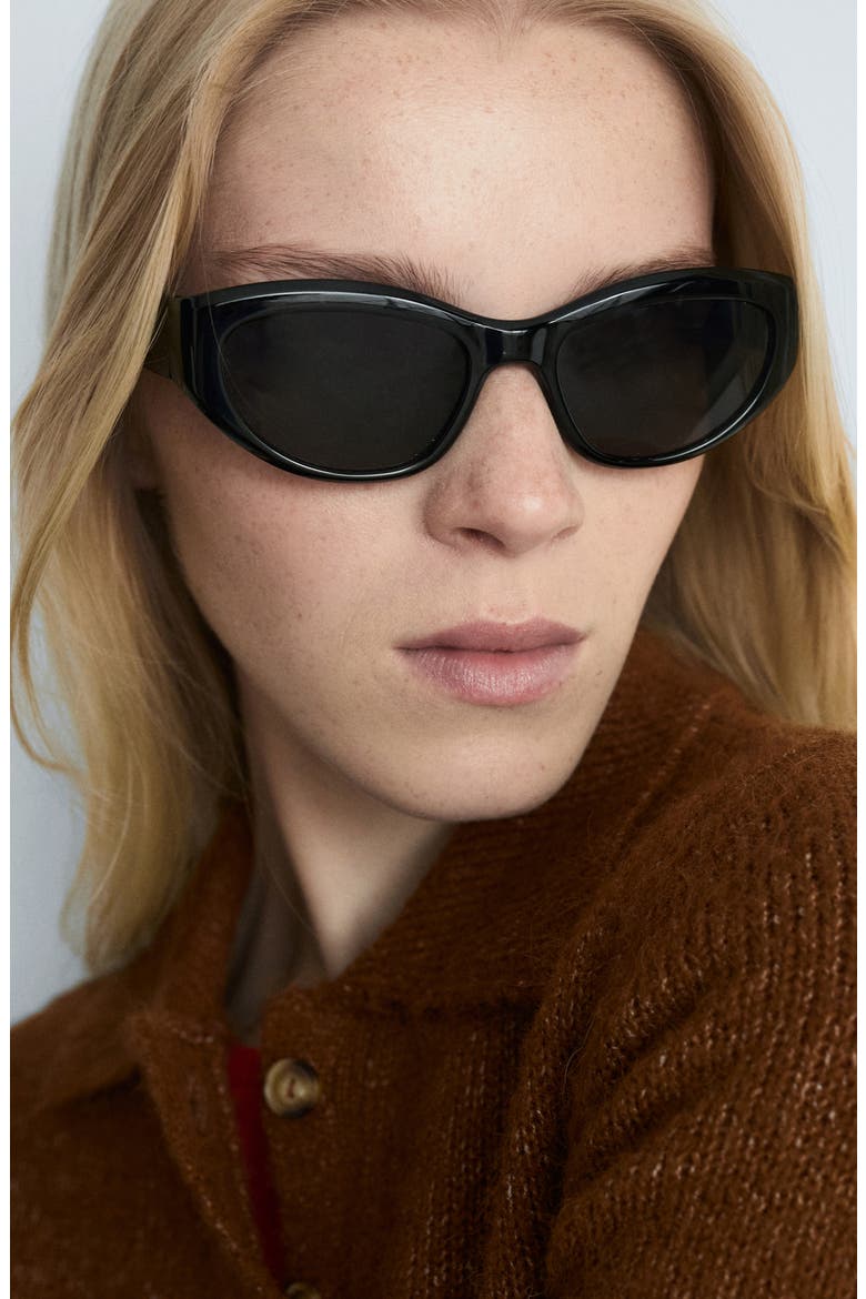 Crop Polo Sweater, Alternate, color, BROWN