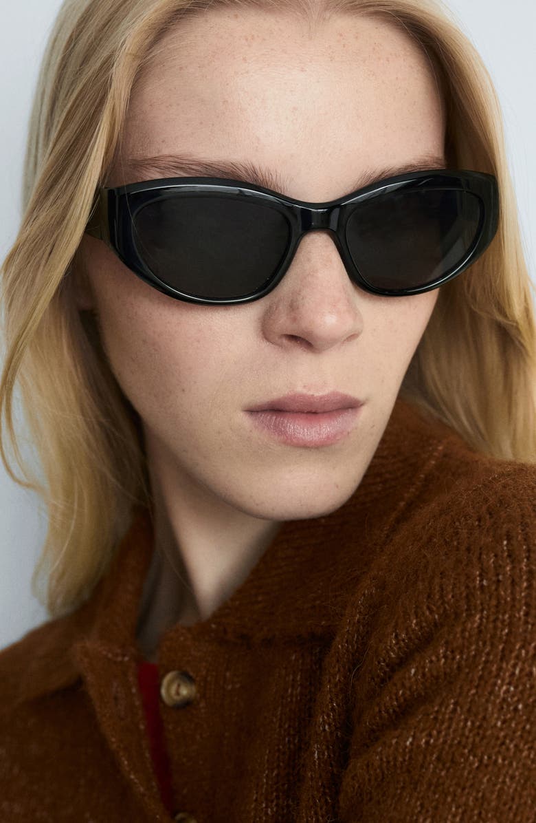 MANGO Crop Polo Sweater, Alternate, color, 