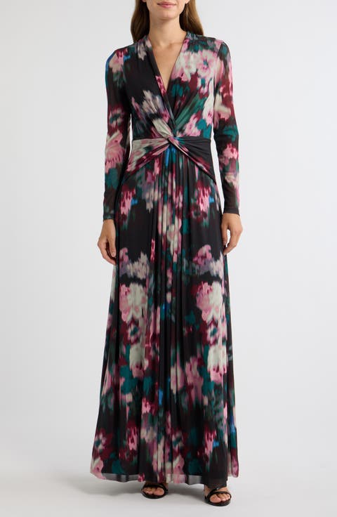 Twist Front Maxi Dress
