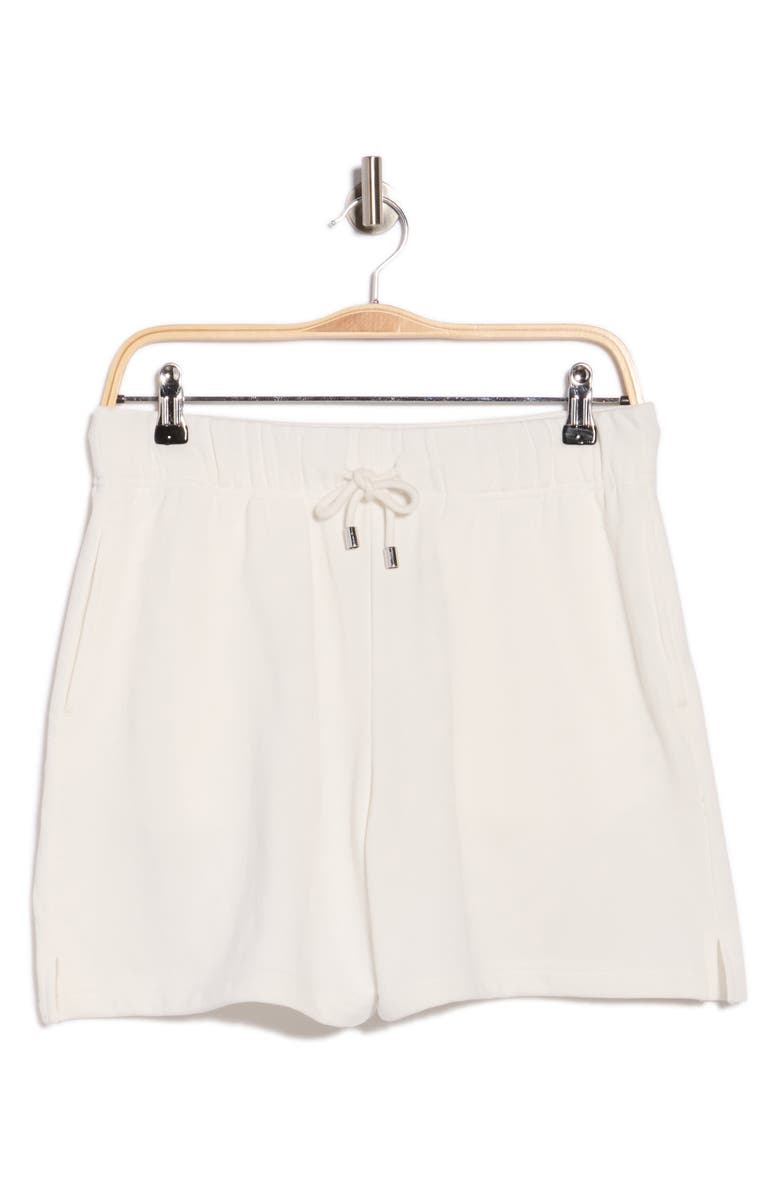 YOGALICIOUS Stone Wash Boyfriend Shorts, Main, color, 
