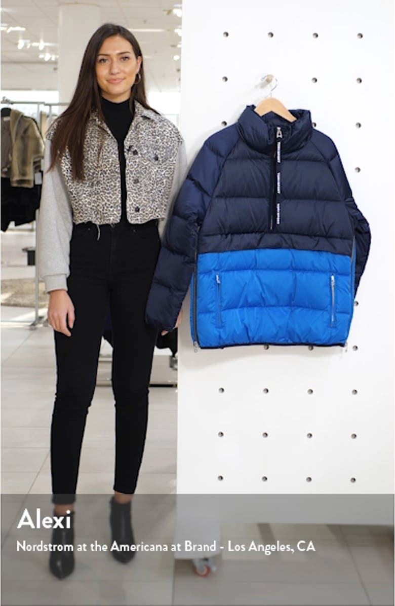 Tory Sport Water Resistant Performance Satin Packable Down Jacket, sales video thumbnail