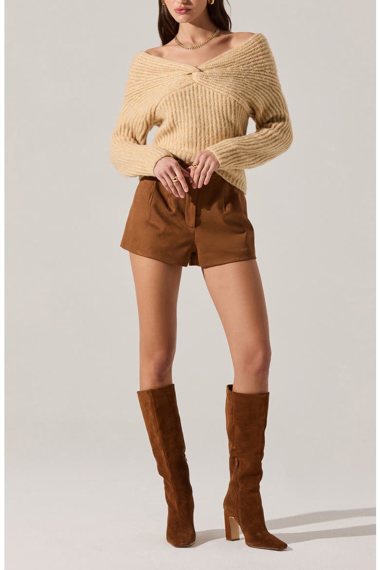Franisbel Off the Shoulder Sweater, Alternate, color, BUTTER YELLOW