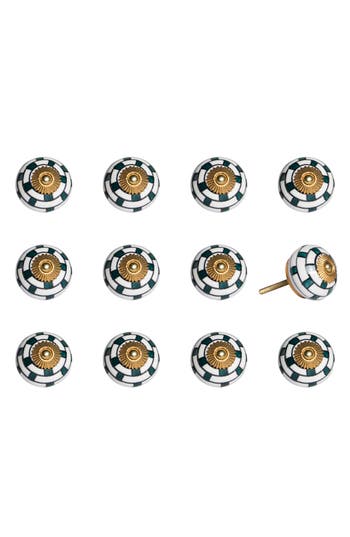 Kinetic 12-pack Knobs In White Gold