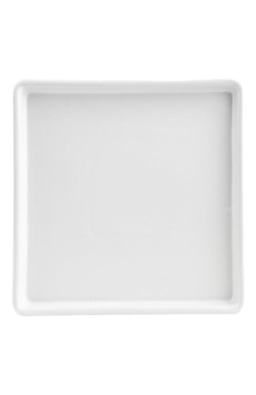 Stone Lain Grace Stoneware 4-piece Salad Plate Set In White