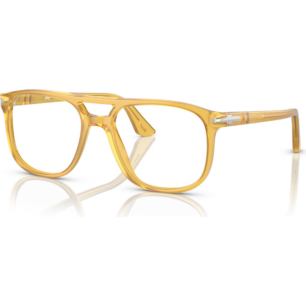 Persol 52mm Pilot Optical Glasses In Nude