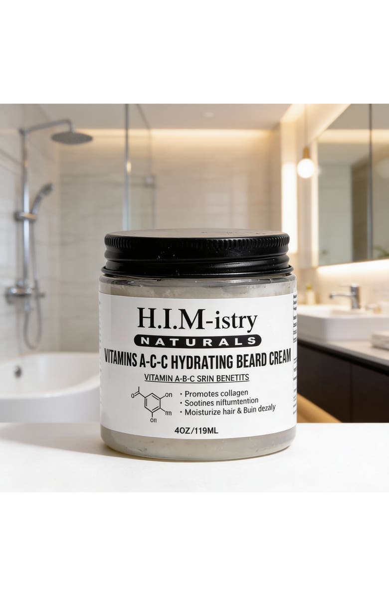 HIMistry Naturals Vitamins A-C-C Hydrating Beard Cream, Alternate, color,