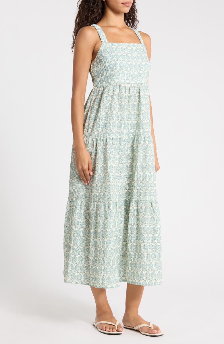 Marine Layer Alana Midi Sundress, Alternate, color, Oliva Print