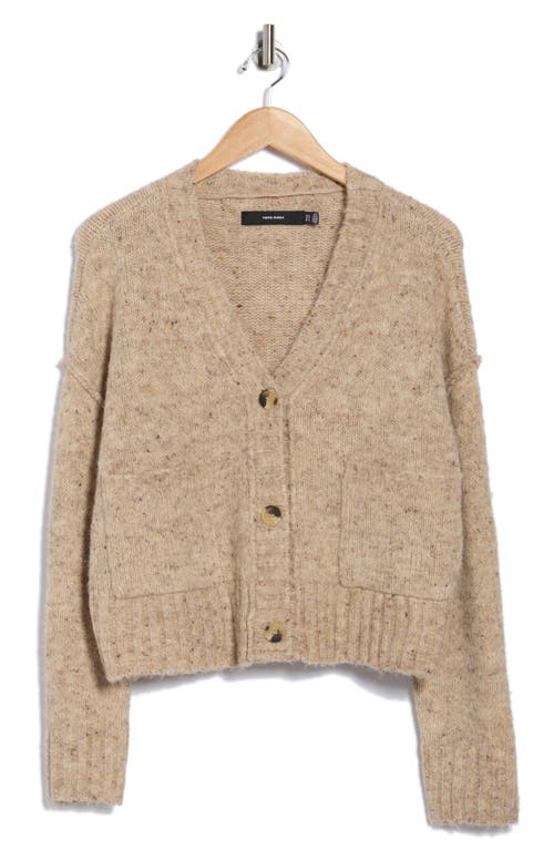 Vero Moda Ingrid V-neck Button Front Cardigan In Brown