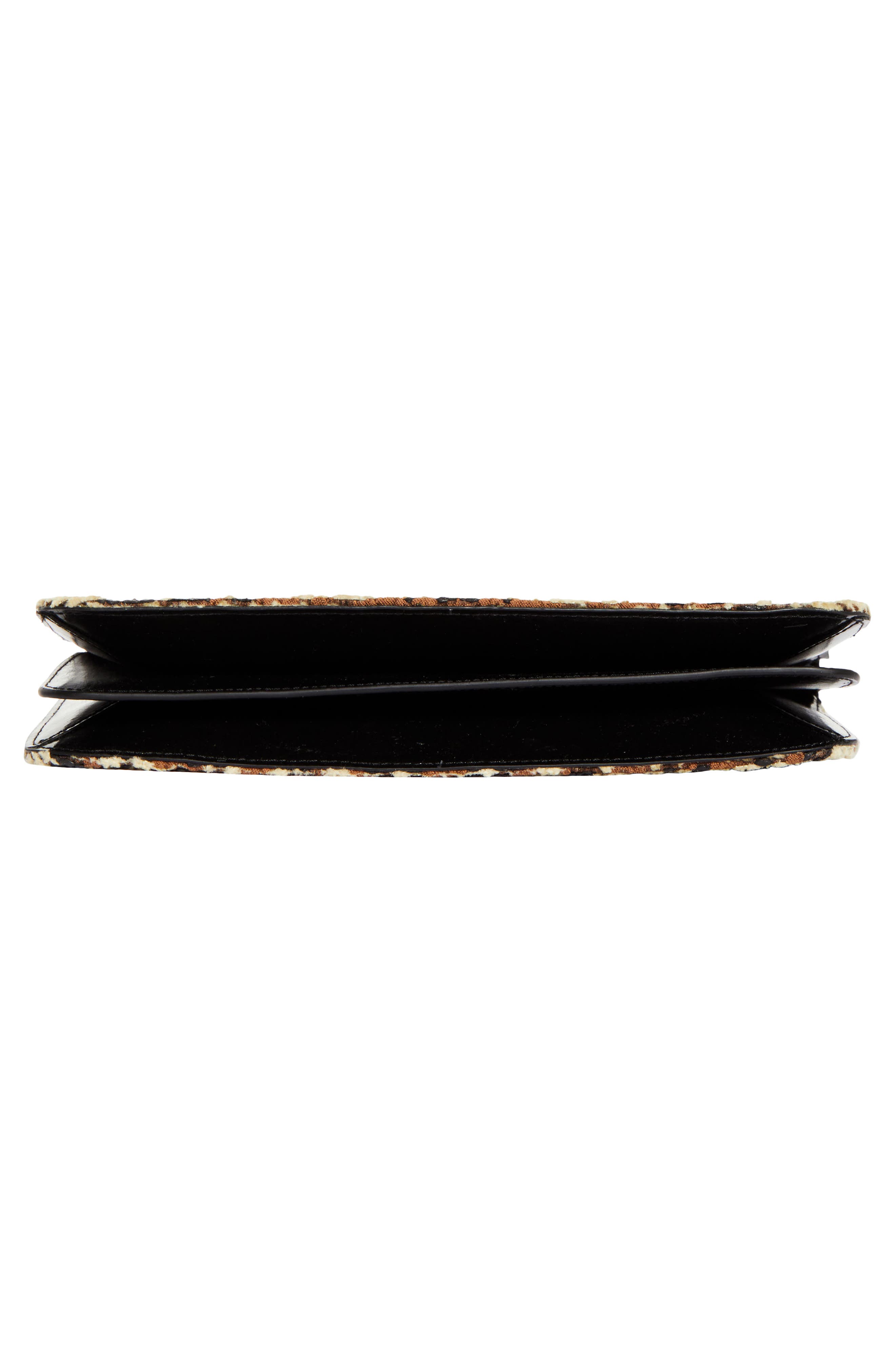 TOTEME Threefold Paisley Clutch, Alternate, color, Rye/ Black