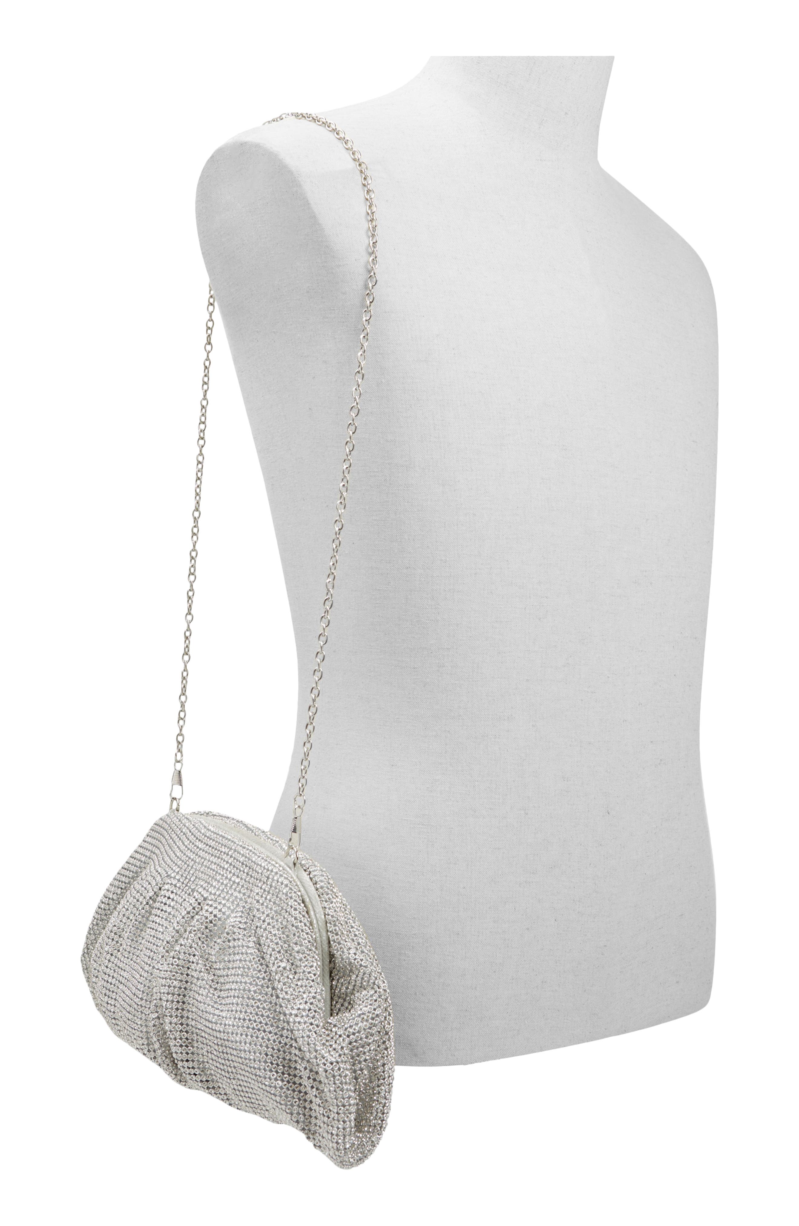 ALDO Specchio Embellished Clutch, Alternate, color, 