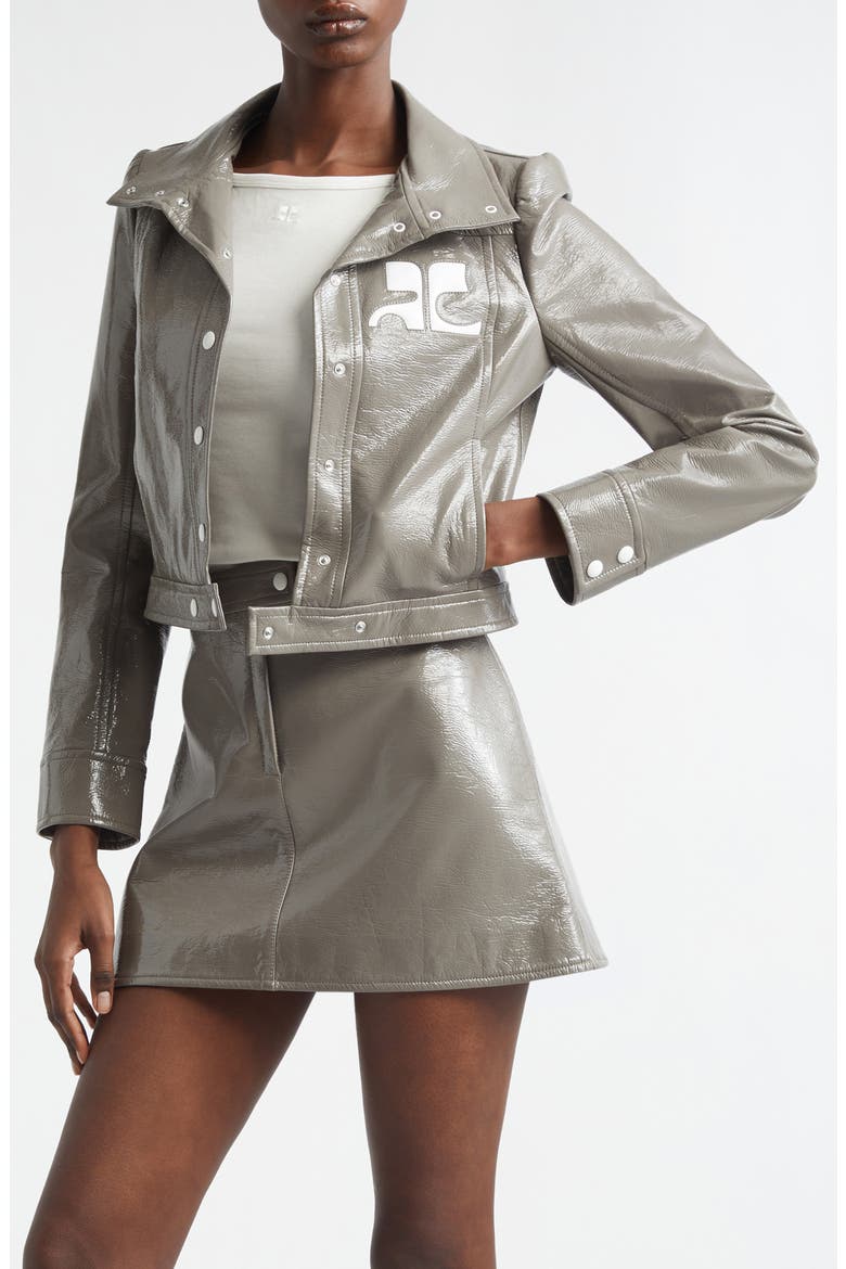 Re-Edition Vinyl Jacket, Main, color, LIGHT MOCHA