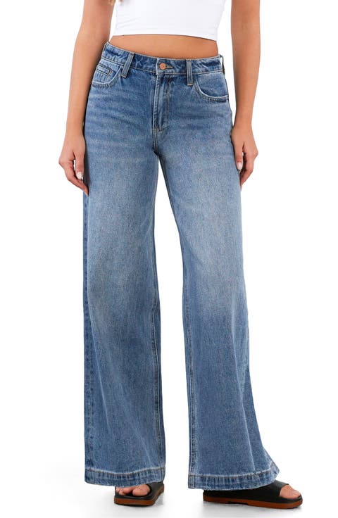 High Waist Wide Leg Jeans