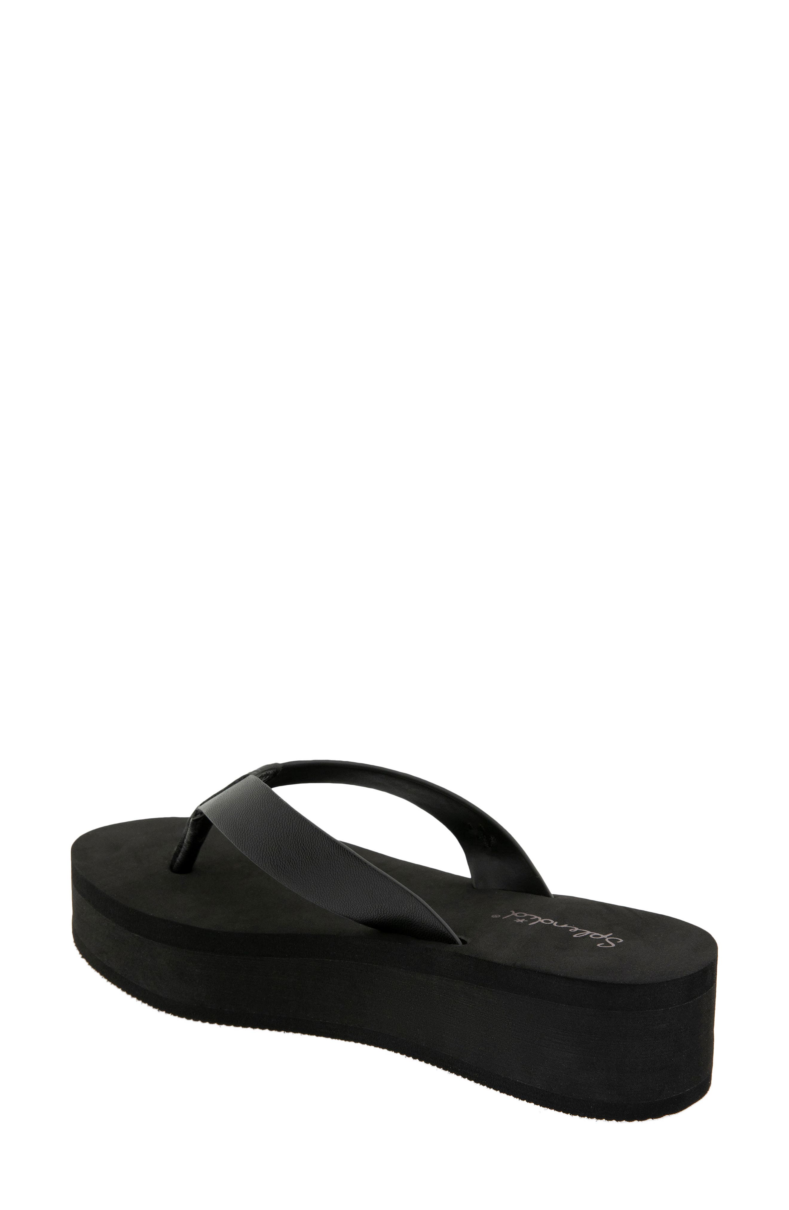 Splendid Quintana Eva Platform Flip Flop, Alternate, color, Black